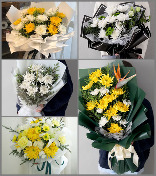 山东青岛平度市同和街道胡铁家村白事花束代送